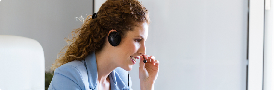 Customer support specialist ready to help